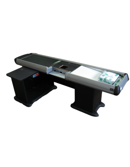 Straight checkout counter with scanner provision - cm 336.8 Straight checkout counter with scanner provision - cm 336.8