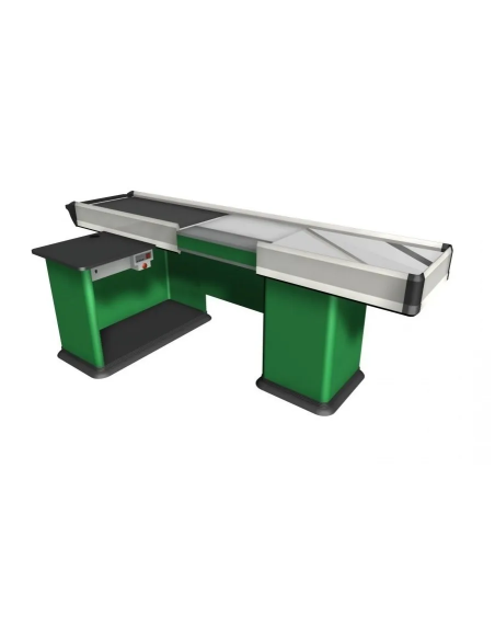 Motorized checkout counter - Scanner provision - cm 259.5 Motorized checkout counter - Scanner provision - cm 259.5