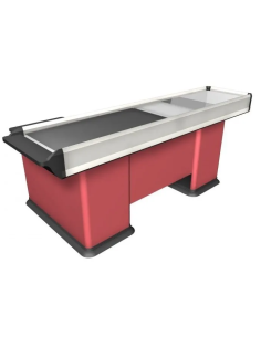 Motorized checkout counter - Conveyor belt - cm 208.3 2