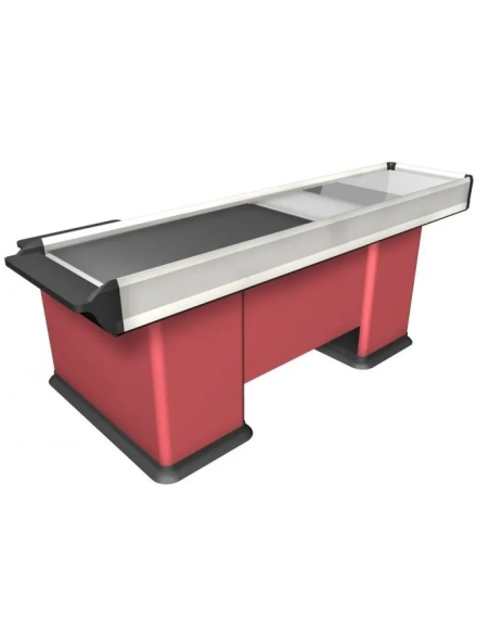 Motorized checkout counter - Conveyor belt - cm 208.3 Motorized checkout counter - Conveyor belt - cm 208.3