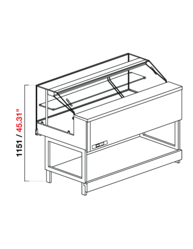 Glass snack neutra - Straight glass low - cm...