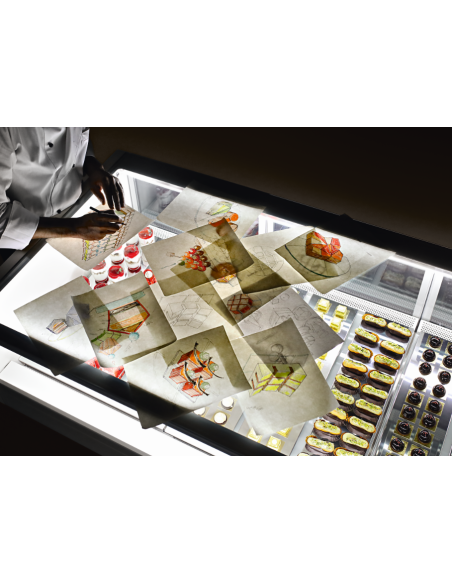 Vetrina pasticceria - Dimensioni cm 175 x 85.2 x 115 h