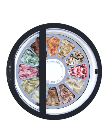 Ice cream display case - N.12 trays of 5 lt -...