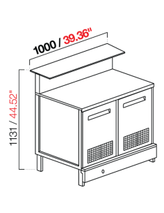 Beer - Alzatina - Stalling - cm 100 x 68.8 x 113.1 h 2