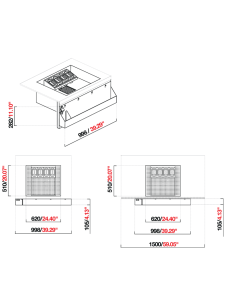 Cocktail - Instalar - cm 150 x 51 x 28.2 h 2