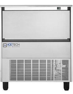 Half-nut ice maker with production of 150 kg per day