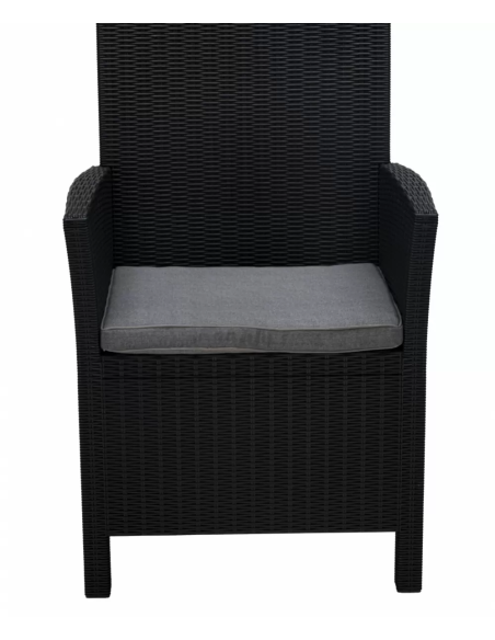 Set - Sofa 2 seats - Two armchairs - Table cm 78 x 53 x 43 h