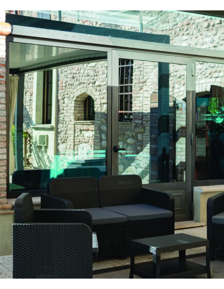 Set in rattan - Divano 2 posti - Due poltrone - Tavolo cm 59 x 35 x 36 h