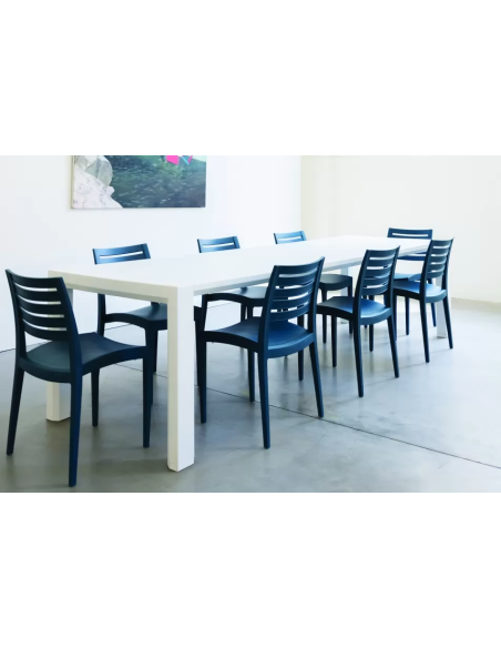 Mesa de polipropileno - Stretchable - Dimensiones cm 230/300 x 93 x 75 h