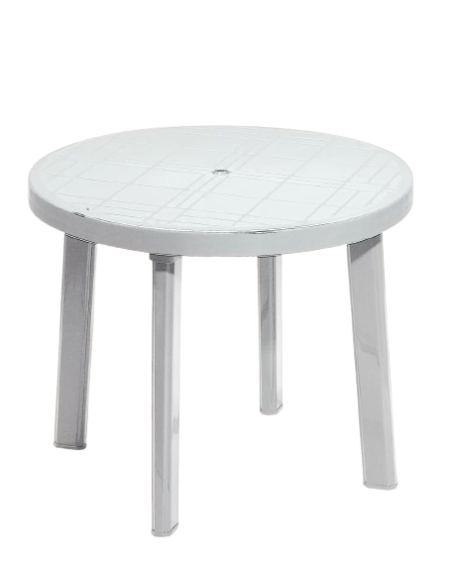 Mesa de polipropileno - Dimensiones cm 90 Ø x h