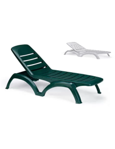 Lettino in polipropilene - Regolabile - Cassetto...