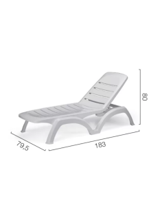 Polypropylene Cot - Adjustable - Storage Cabinet - cm... 2