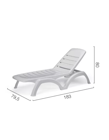 Polypropylene Cot - Adjustable - Storage...