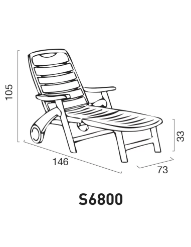 Polypropylene Cot - Adjustable - Poggiapiedi -...