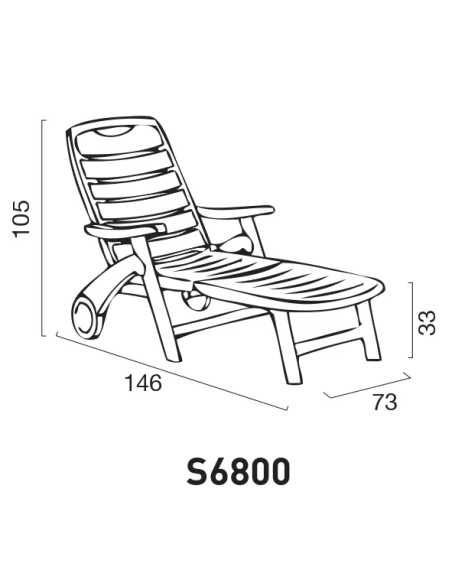 Cuna de polipropileno - Ajustable - Poggiapiedi - Dimensiones cm 73 x 146 x 105 h