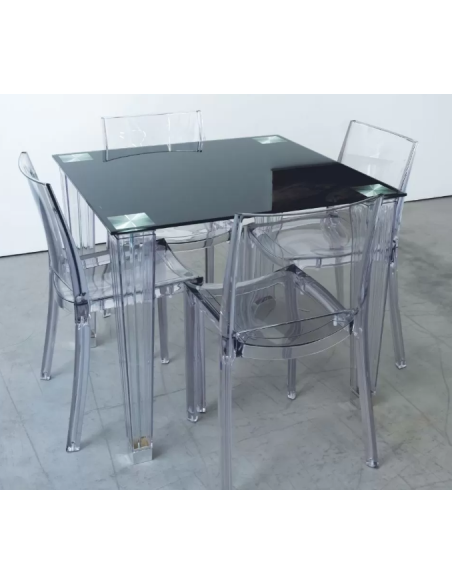 Silla de policarbonato transparente - Dimensiones cm 48 x 50 x 81.5 h