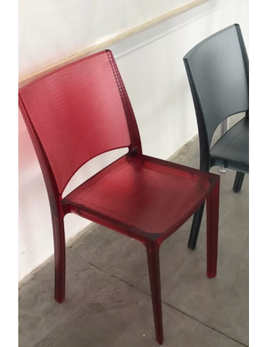 Silla de policarbonato transparente -...