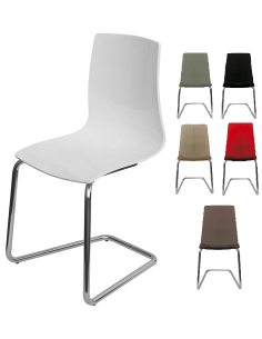 Polished polypropylene chair - Dimensions cm 46 x 46 x...