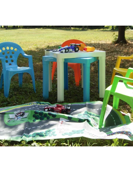 Baby chair in polypropylene - Dimensions cm 36 x 28 x 56 h