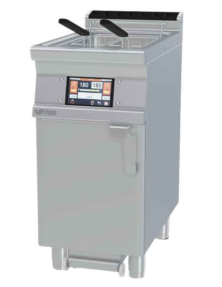 Friggitrice professionale elettrica 1 vasca 18 litri - Touchscreen Friggitrice professionale elettrica 1 vasca 18 litri - Touchscreen