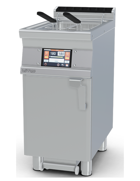 Friggitrice professionale elettrica 1 vasca 18 litri - Touchscreen Friggitrice professionale elettrica 1 vasca 18 litri - Touchscreen