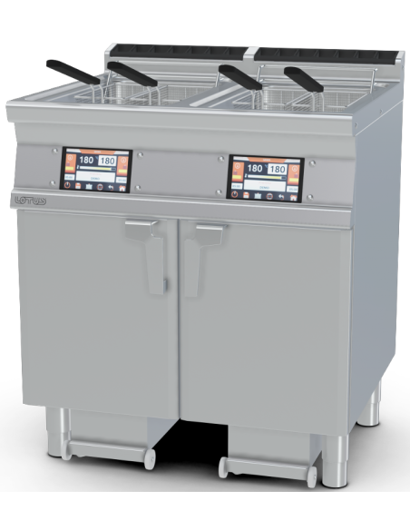 Professional electric fryer 18+18 liters - Touchscreen Professional electric fryer 18+18 liters - Touchscreen