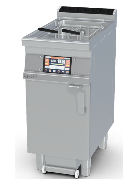 Friggitrice professionale gas 1 vasca 18 litri - Touchscreen Friggitrice professionale gas 1 vasca 18 litri - Touchscreen