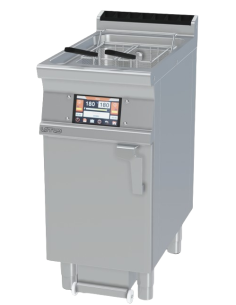 Professional gas fryer 18 liters - Touchscreen