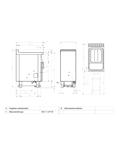 Freidora a gas profesional 2 cubas 18+18 litros - Pantalla táctil
