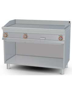 Electric fry top smooth steel plate - cm 120 x 70.5 x 90 h 2