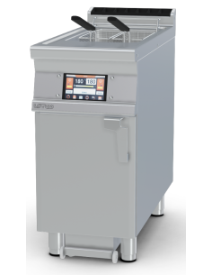 Freidora eléctrica profesional 1 cuba 18 litros - Pantalla táctil 2