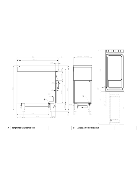 Freidora eléctrica profesional 1 cuba 18 litros - Pantalla táctil