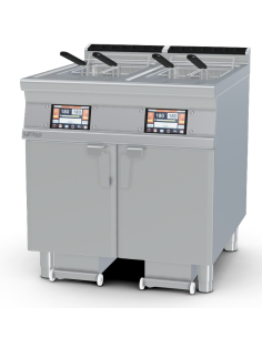 Electric fryer professional  2 tanks 18+18 liters - Touchscreen 2