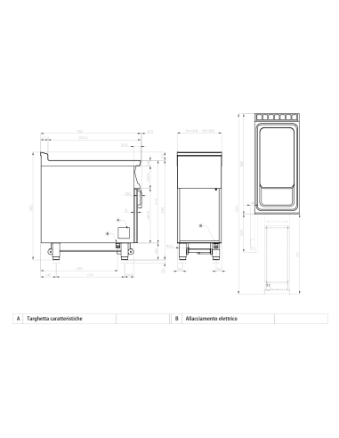 Friggitrice professionale elettrica 2 vasche 18+18 litri - Touchscreen