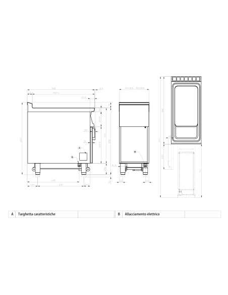 Freidora eléctrica profesional 2 cubas 18+18 litros - Pantalla táctil