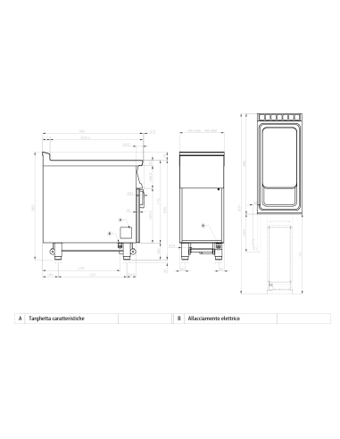 Professional electric fryer 2 tanks 25+25 liters - Touchscreen