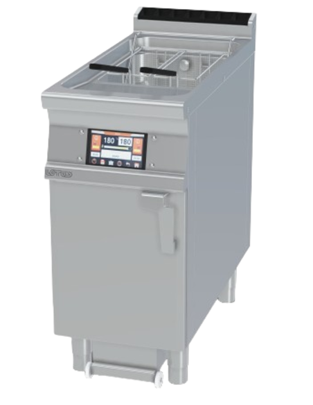 Professional gas fryer 1 tank 21 liters - Touchscreen