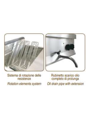 Electric pastry fryer 21 liters - With inside...