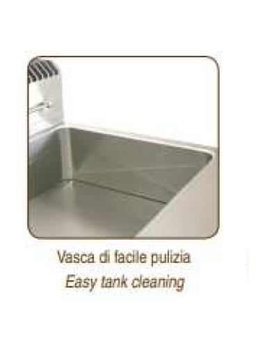 Friggitrice pasticceria elettrica litri 21 -...