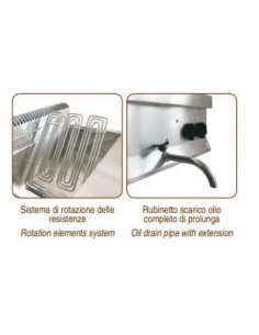 Friggitrice pasticceria elettrica litri 15 - Con... 2