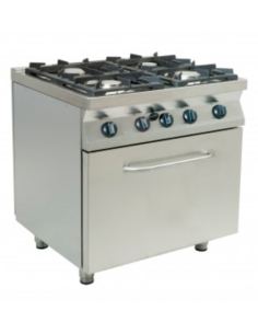 Kitchen gas 4 burners with gas oven - Burner power 2 kW... 2
