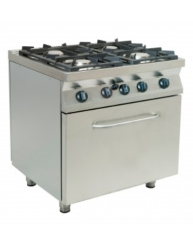 Kitchen gas 4 burners with gas oven - Burner...
