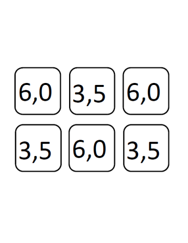 Kitchen gas 6 burners open - Burner power 3 kW...