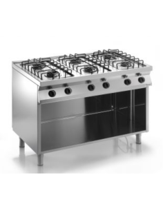 Cucina a gas 4 fuochi aperta - Potenza bruciatori 3 kW... 2