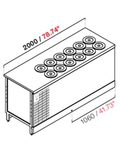 Recessed sump - A glycol - N. 12 sumps - With reserve -...