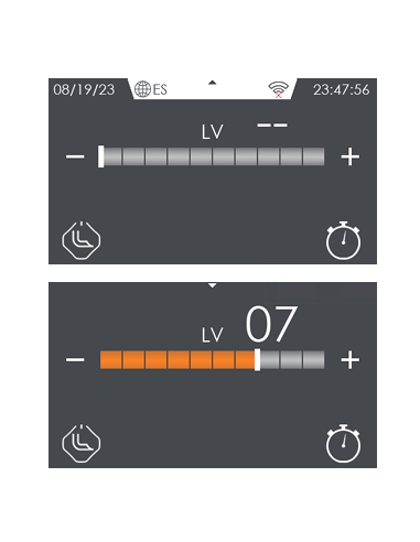 Electric wok cooker - Touch screen - cm 40 x 90 x 90 h