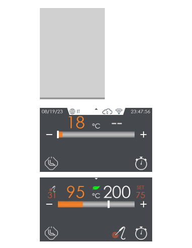 Fry top elettrico liscio cromato - Touch - Cm 40 x 90 x 90 h