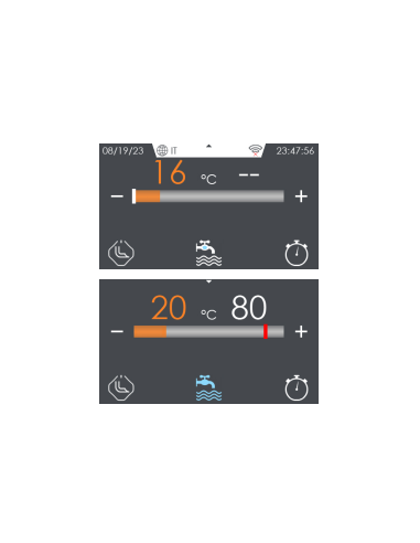 Bain-marie electric with GN 2/1 tank - Cm 80 x 90 x 90 h