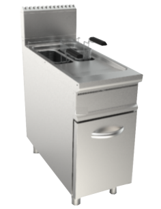 Gas fryer - Capacity 22 + 22 lt - cm 80 x 90 x 85 h