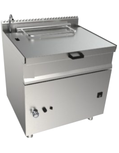 Brasiera a gas - Vasca lt 70/86 - Motorizzata - cm 80 x...